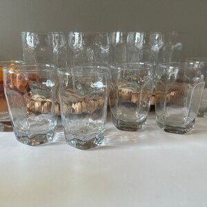 Libbey - Chivalry - Clear Flat - Juice Glasses - Set of 12 - 3 3/4" Tall - 6oz.